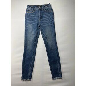 Judy Blue Women's Skinny Fit Stretch Blue Denim Jeans - Size 3 (26x28)